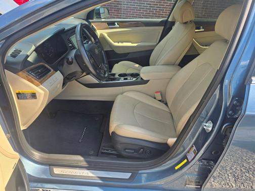 Blue 2015 Hyundai SONATA Limited