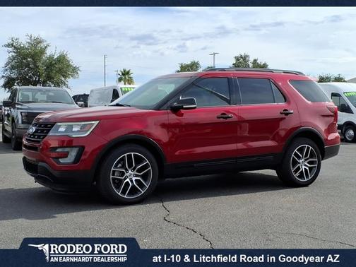 RUBY RED METALLIC TINTED CC 2017 Ford Explorer SPORT