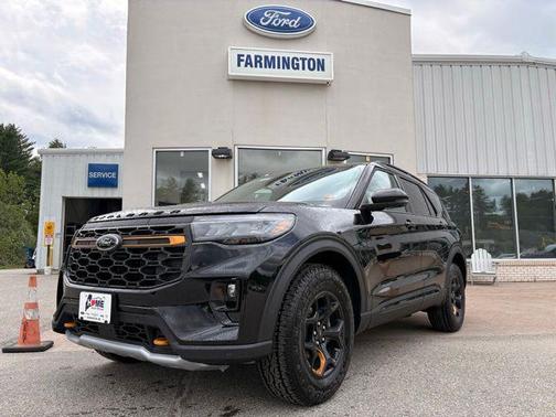 Agate Black Metallic 2026 Ford Explorer Tremor