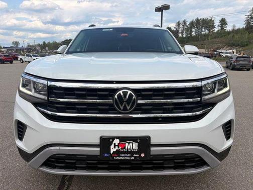 Pure White 2022 Volkswagen Atlas 3.6L SE w/Technology