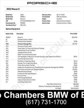 2022 Porsche Macan Base