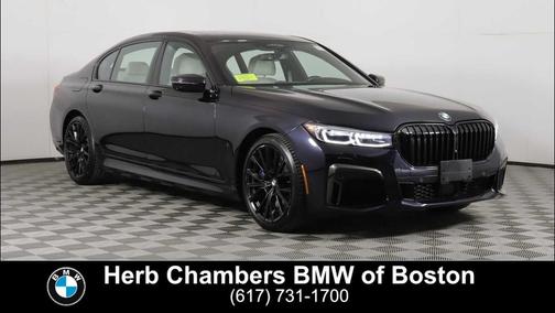 Carbon Black Metallic 2021 BMW 750 i xDrive