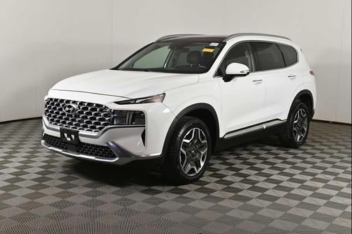 Serenity White Pearl 2023 Hyundai SANTA FE HEV SEL Premium