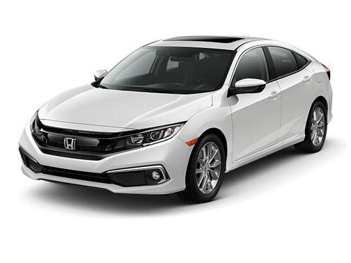 Platinum White Pearl 2019 Honda Civic EX