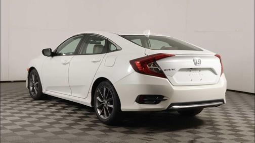 Platinum White Pearl 2019 Honda Civic EX