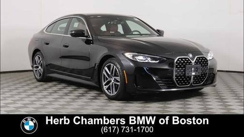 Black Sapphire Metallic 2024 BMW 430 Gran Coupe i xDrive