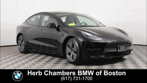 Solid Black 2022 Tesla Model 3 Long Range