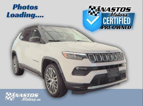 Bright White Clearcoat 2022 Jeep Compass Limited