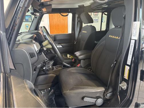 Black 2016 Jeep Wrangler Unlimited Sahara
