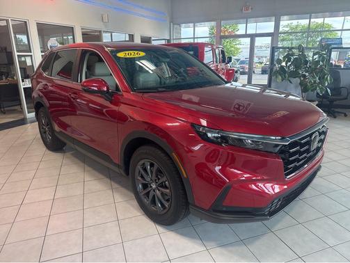 Radiant Red Metallic 2026 Honda CR-V EX-L AWD