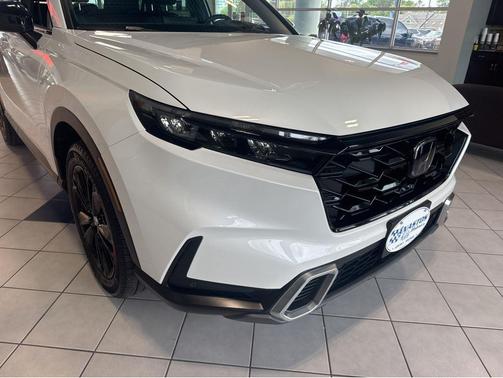 Platinum White Pearl 2024 Honda CR-V Hybrid Sport Touring AWD