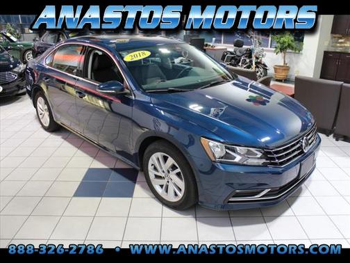 Tourmaline Blue Metallic 2018 Volkswagen Passat 2.0T SE