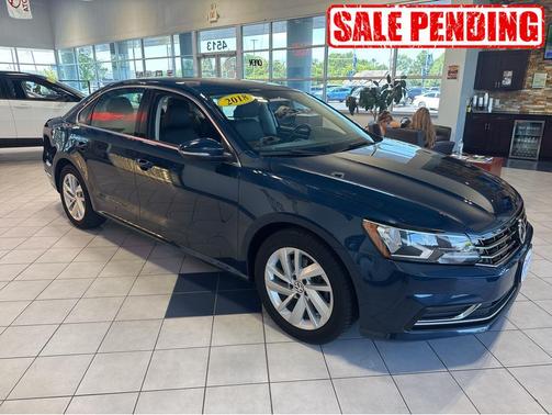 Tourmaline Blue Metallic 2018 Volkswagen Passat 2.0T SE
