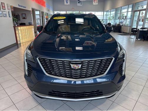 Twilight Blue Metallic 2021 Cadillac XT4 Premium Luxury