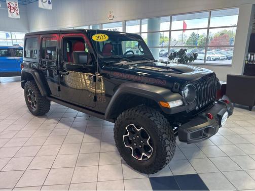 Black 2023 Jeep Wrangler Rubicon