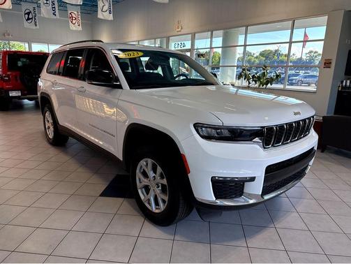 Bright White Clearcoat 2023 Jeep Grand Cherokee L Limited