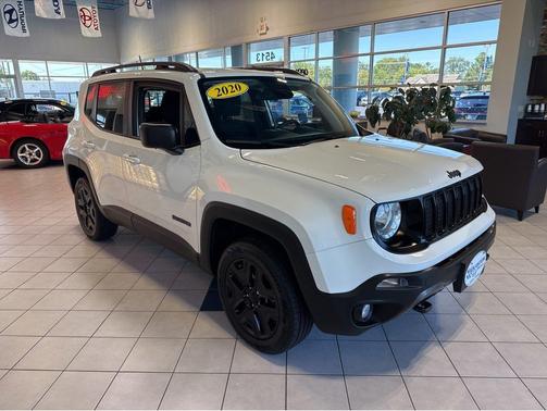Alpine White Clearcoat 2020 Jeep Renegade Upland