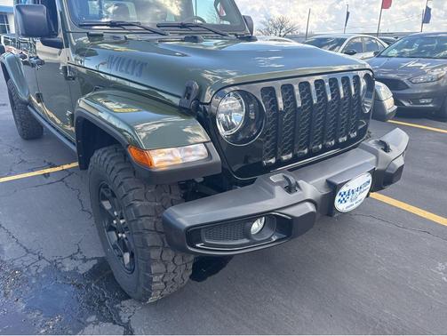 Sarge Green Clearcoat 2022 Jeep Gladiator Willys 4x4