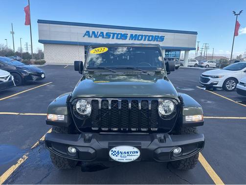 Sarge Green Clearcoat 2022 Jeep Gladiator Willys 4x4