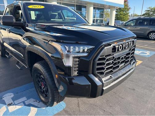 Midnight Black Metallic 2025 Toyota Tundra Hybrid TRD Pro