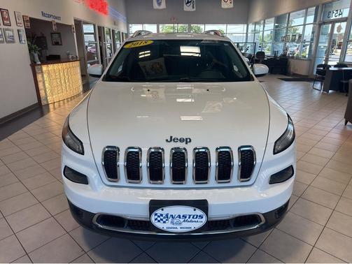 Bright White Clearcoat 2018 Jeep Cherokee Limited