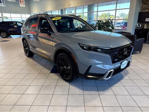 Urban Gray Pearl 2025 Honda CR-V Hybrid Sport Touring AWD