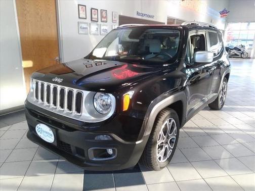 Black 2015 Jeep Renegade Limited