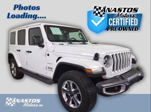 Bright White Clearcoat 2021 Jeep Wrangler Unlimited Sahara