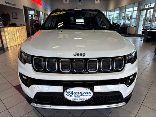 Bright White Clearcoat 2022 Jeep Compass Limited