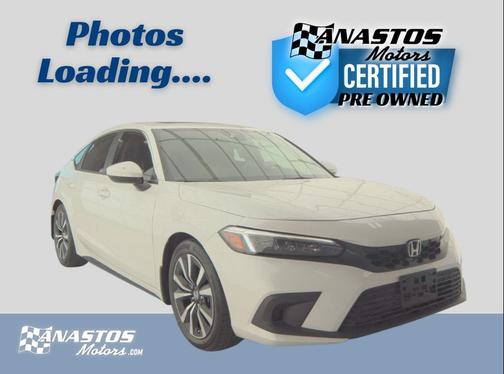 Platinum White Pearl 2024 Honda Civic EX-L