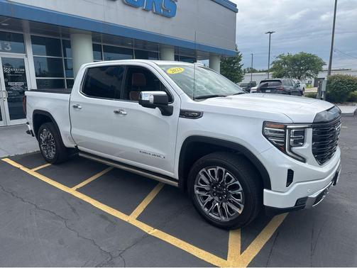 White Frost Tricoat 2023 GMC Sierra 1500 Denali Ultimate