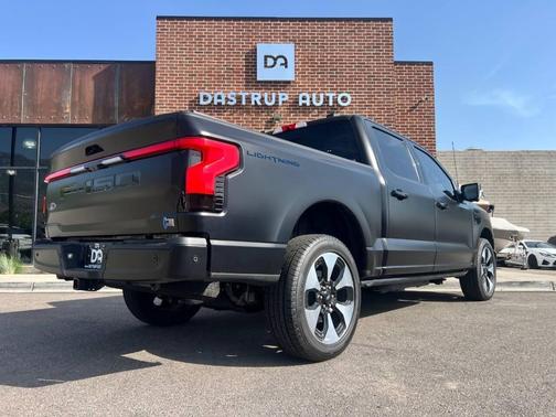 Agate Black Metallic 2023 Ford F-150 Lightning Platinum