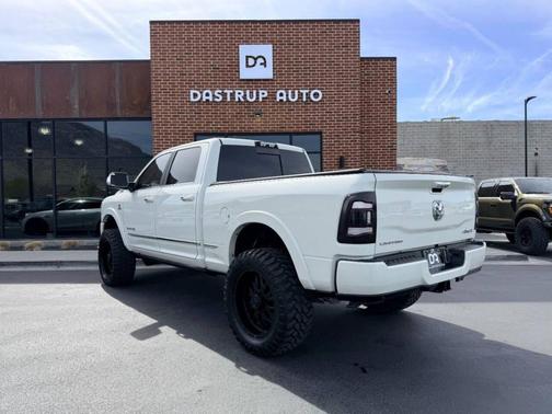 Pearl White 2019 RAM 3500 Limited Crew Cab 4x4 6'4' Box