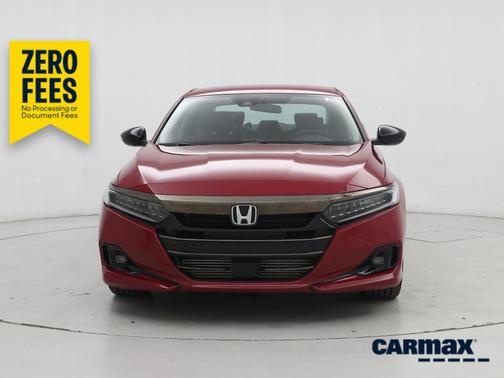Red 2021 Honda Accord Sport SE