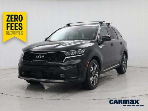 Black 2023 Kia Sorento Hybrid EX