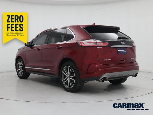 Burgundy 2019 Ford Edge Titanium