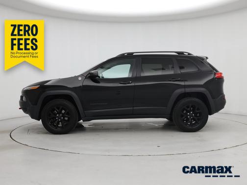 Black 2017 Jeep Cherokee Trailhawk