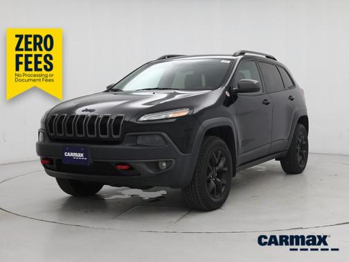 Black 2017 Jeep Cherokee Trailhawk