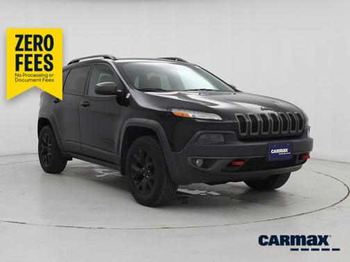 Black 2017 Jeep Cherokee Trailhawk