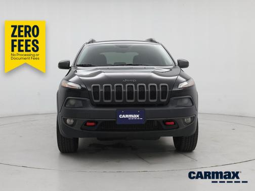 Black 2017 Jeep Cherokee Trailhawk