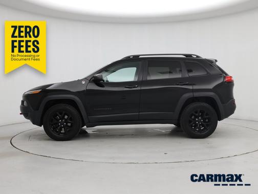 Black 2017 Jeep Cherokee Trailhawk