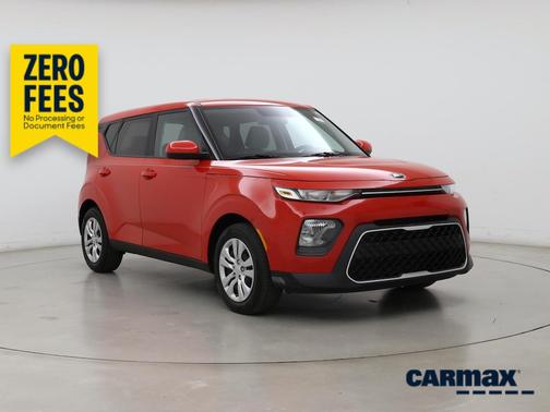 Red 2021 Kia Soul LX