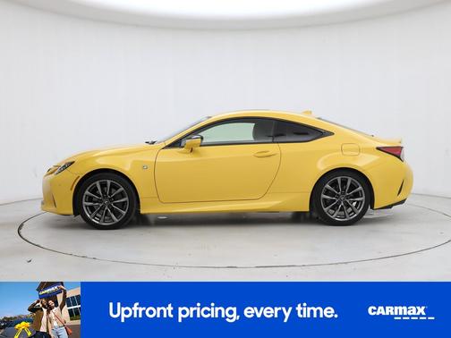 Yellow 2019 Lexus RC 350 F-Sport