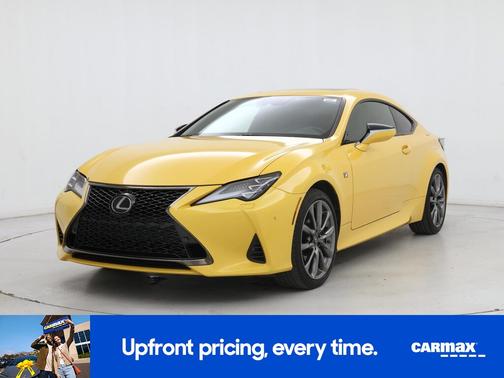 Yellow 2019 Lexus RC 350 F-Sport