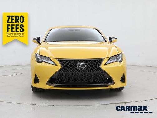 Yellow 2019 Lexus RC 350 F-Sport