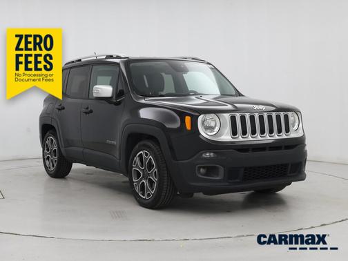 Black 2017 Jeep Renegade Limited
