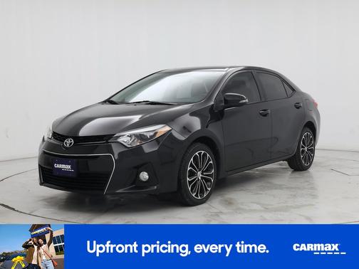 Black 2014 Toyota Corolla S Plus