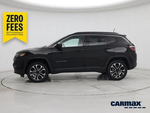 Black 2022 Jeep Compass Limited