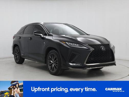 Black 2022 Lexus RX 450h F-SPORT Handling