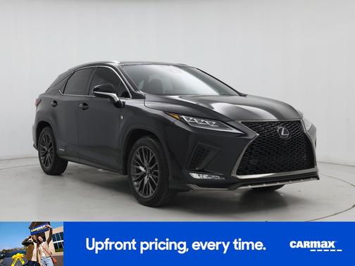 Black 2022 Lexus RX 450h F-SPORT Handling